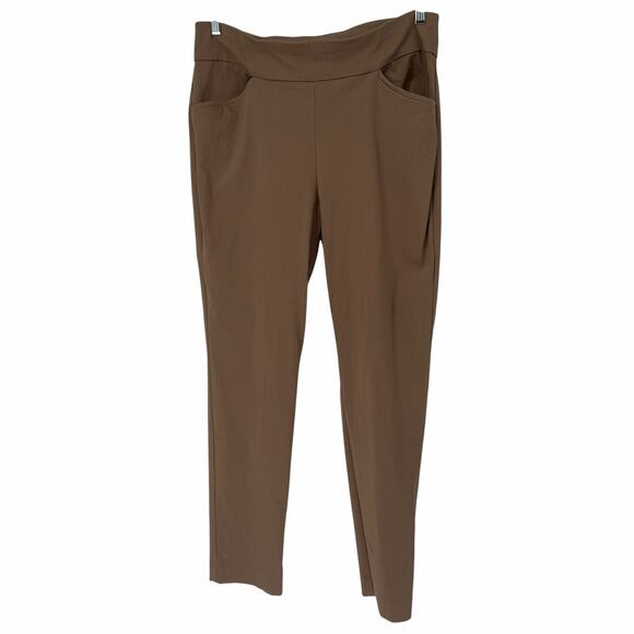 Chico's Pants - Chico’s Brown Josie Perfect Stretch Slim Leg Pull On Pants (2/12)